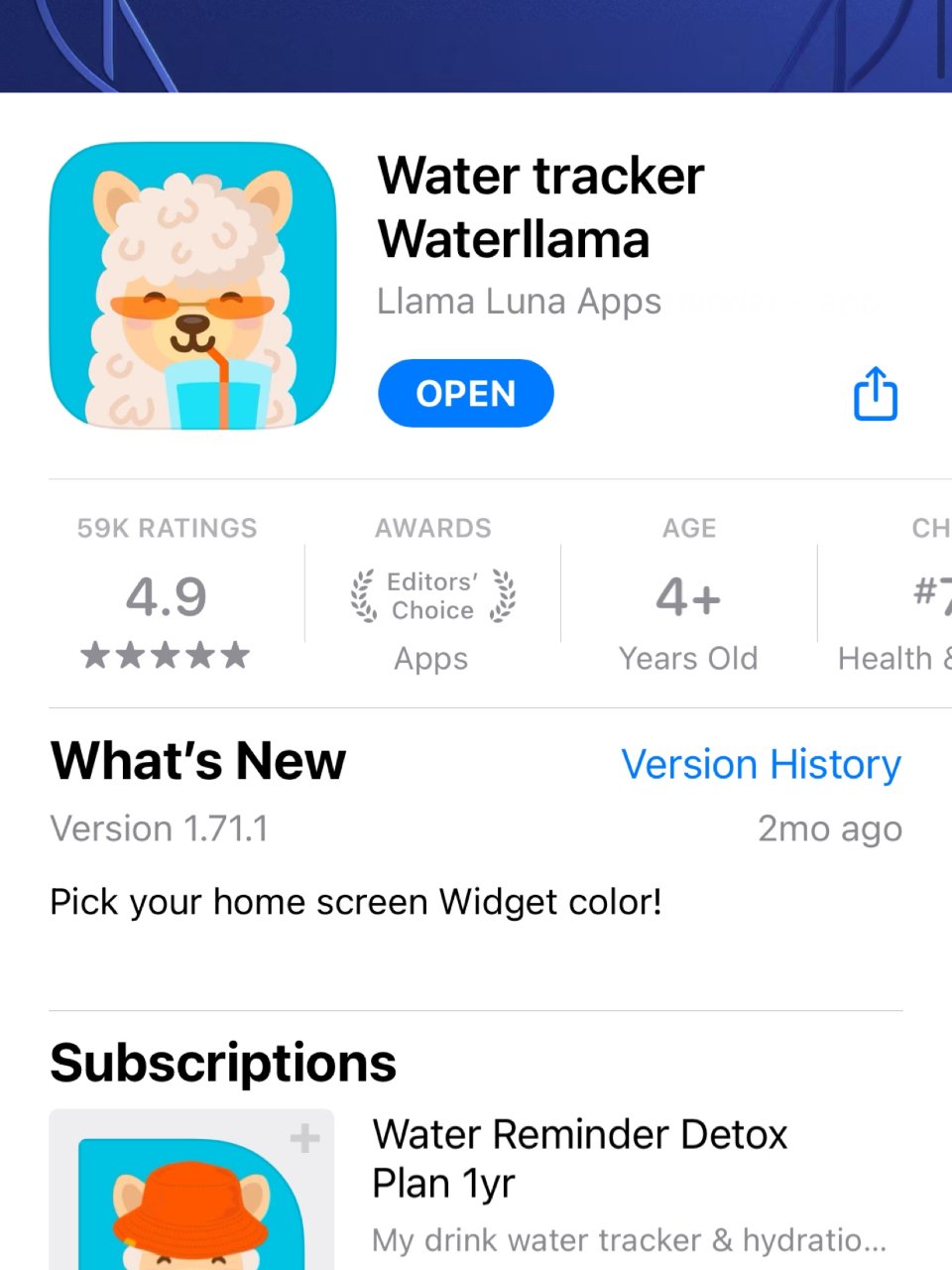 提醒每天喝水的超可爱app...