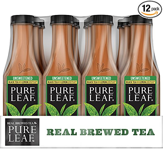Pure Leaf Iced Tea Unsweetened Lemon 12瓶装