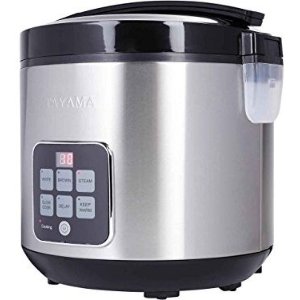 Tayama TRC-50H1 Digital Rice Cooker & Food Steamer, 10 Cup, Black