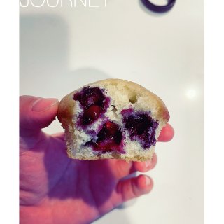 今日份温暖甜品｜蓝莓muffin...