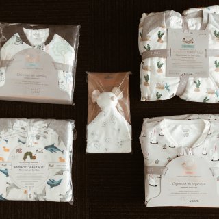 Organic Cotton Long Sleeve Sleep Bag 1.0 TOG - Down The Rabbit Hole – Nest Designs
