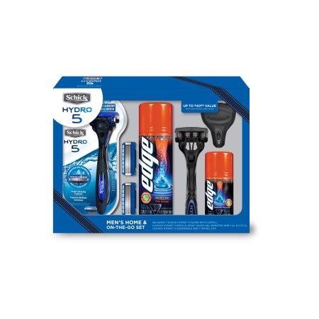 Schick Hydro 5 Men's Holiday Travel Razor Shave Gift Set Walmart.com沃尔玛现有舒适剃刀男士节日旅行礼盒套装