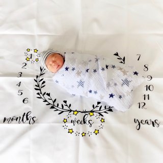 monthly baby milestone blanket,Amazon 亚马逊,ADEN + ANAIS