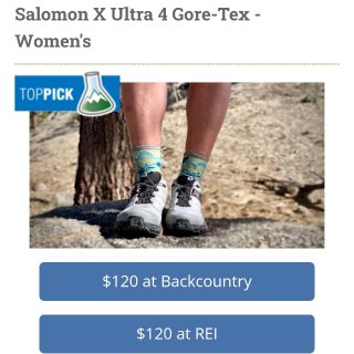 $64入网评最佳徒步鞋Salomon X...