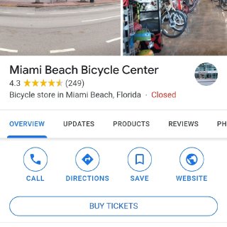 Miami Beach🏖边骑脚踏车边玩耍...