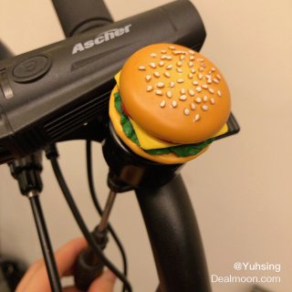 仿真小漢堡🍔可愛的自行車鈴鐺...