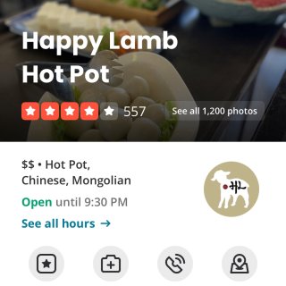 happy lamb hotpot