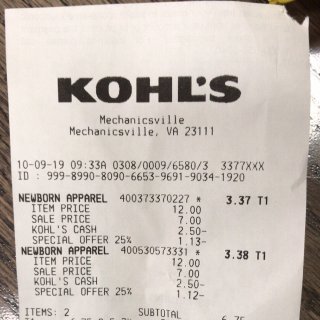 Kohl's / Amazon Retu...