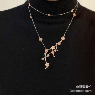 冬日美美的樱花🌸毛衣链+耳夹...