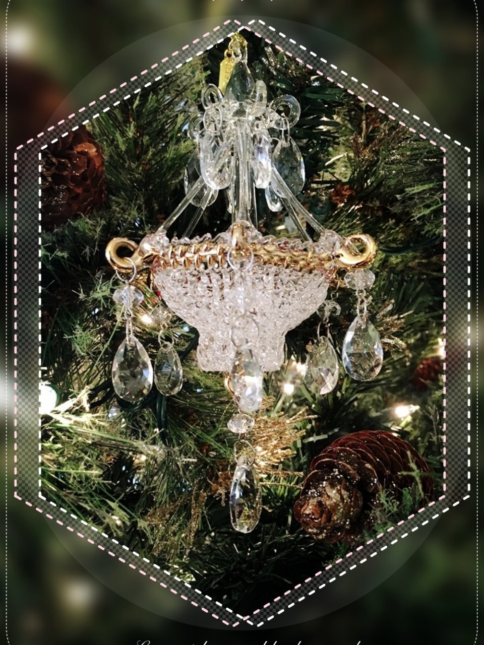 2016,Lenox,crystal chandelier,ornament