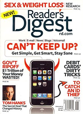 Reader's Digest 杂志 - 1年/10期