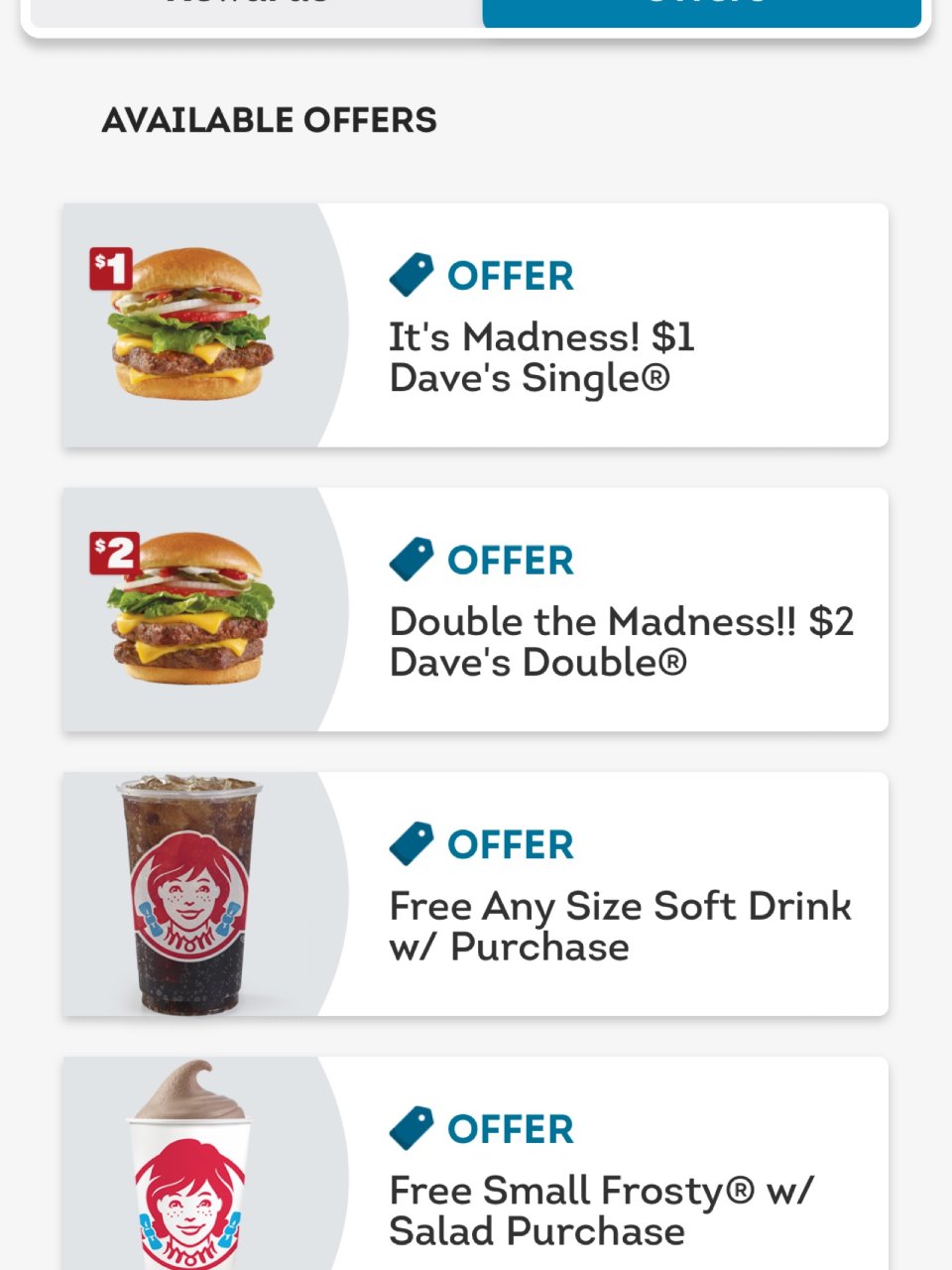 Wendy’s $1漢堡、$2雙層漢堡今...