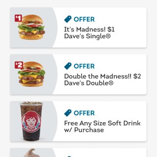 Wendy’s $1漢堡、$2雙層漢堡今...