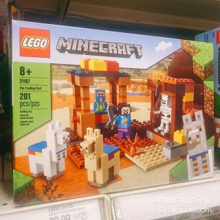 Lego Minecraft The Trading Post; Includes Minecraft's Steve And Skeleton Toys 21167 : Target