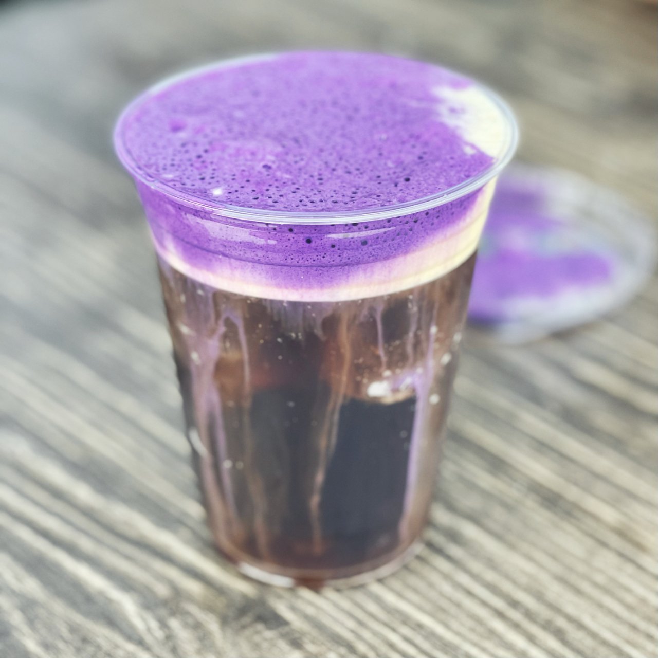 Purple rain創意咖啡來一杯激發...