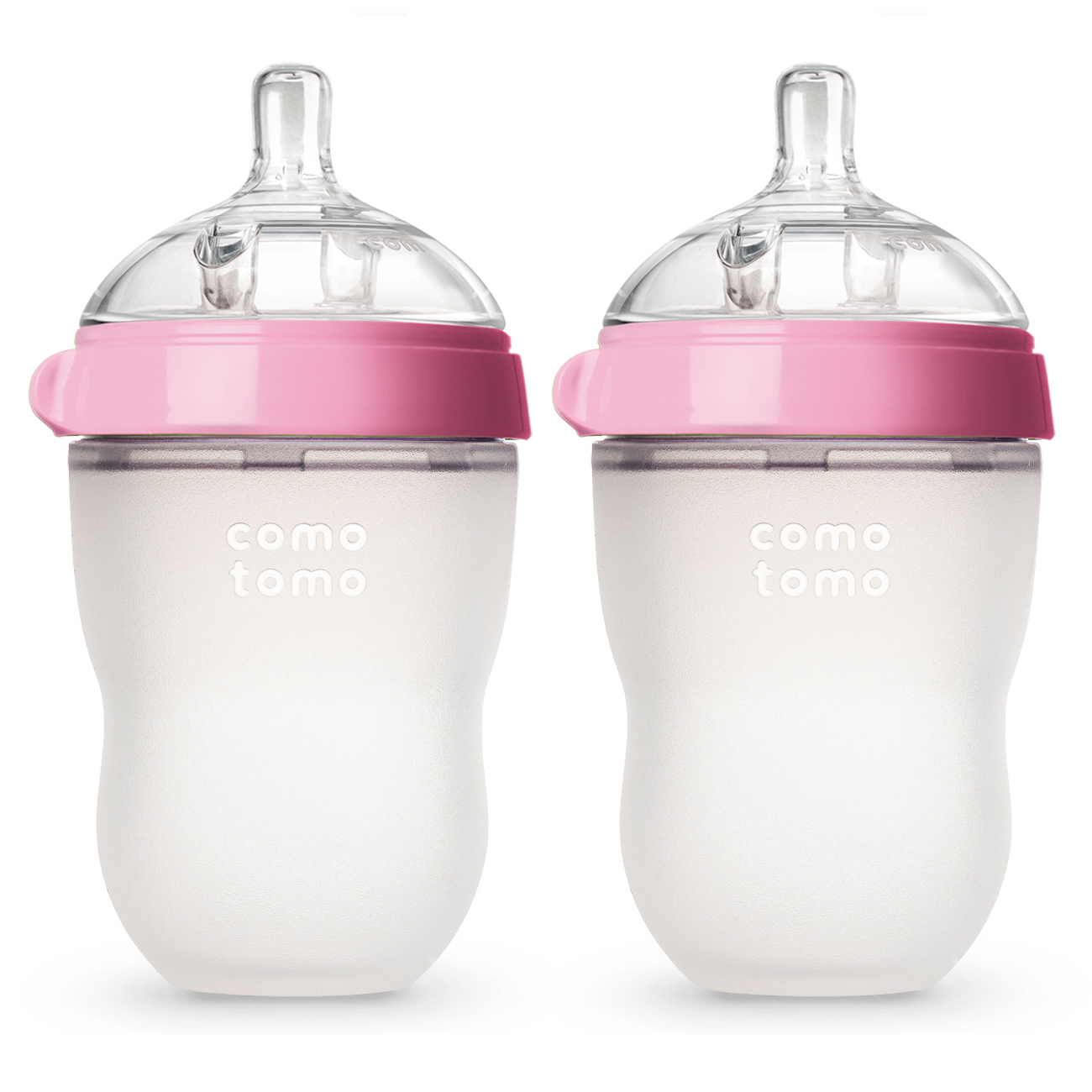 Comotomo 奶瓶, 两个装k, 8 oz Pink - Walmart.com