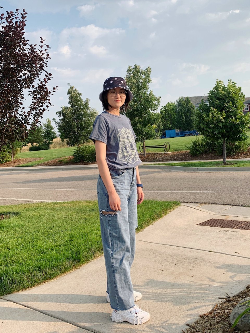 DAZY High Waisted Ripped Wide Leg Jeans | SHEIN USA,SHEIN