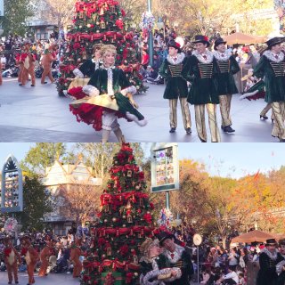 上年圣诞的洛杉矶迪士尼乐园🎄...