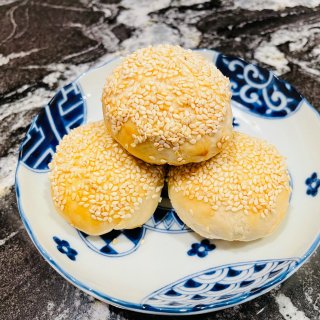 蟹壳黄，萝卜丝酥饼，豆沙酥饼——江南小吃...