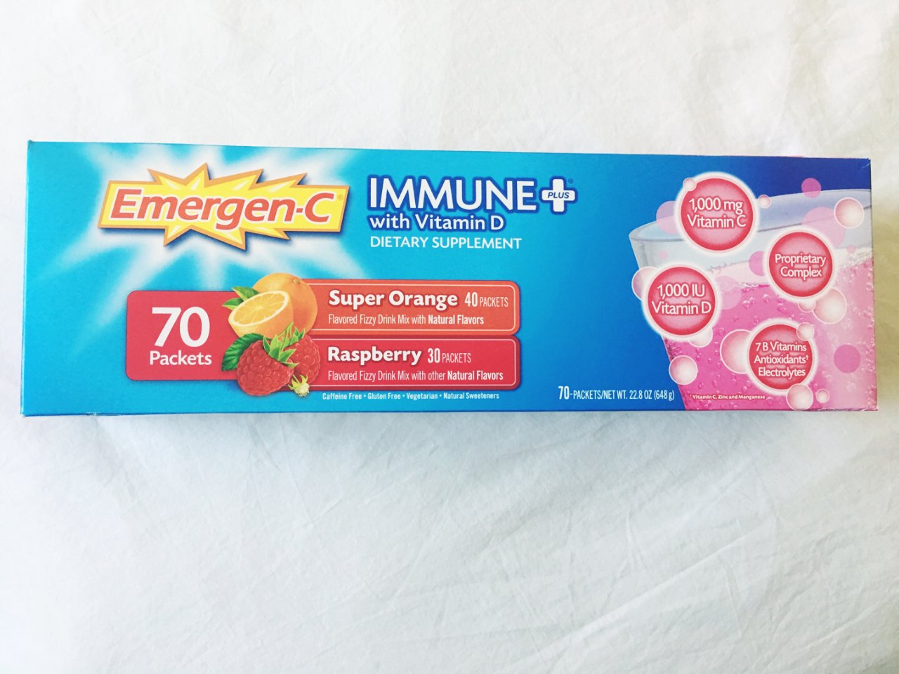 5月晒货挑战,Emergen-C,增强免疫力,14.99美元