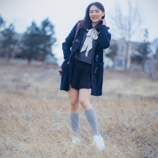 日系学姐风｜模特小姐姐教你站着如何拍照📸...