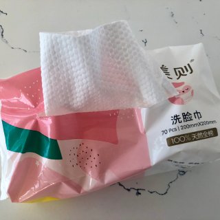 彩虹挑战——粉色｜美则洗脸巾｜用一囤四的...