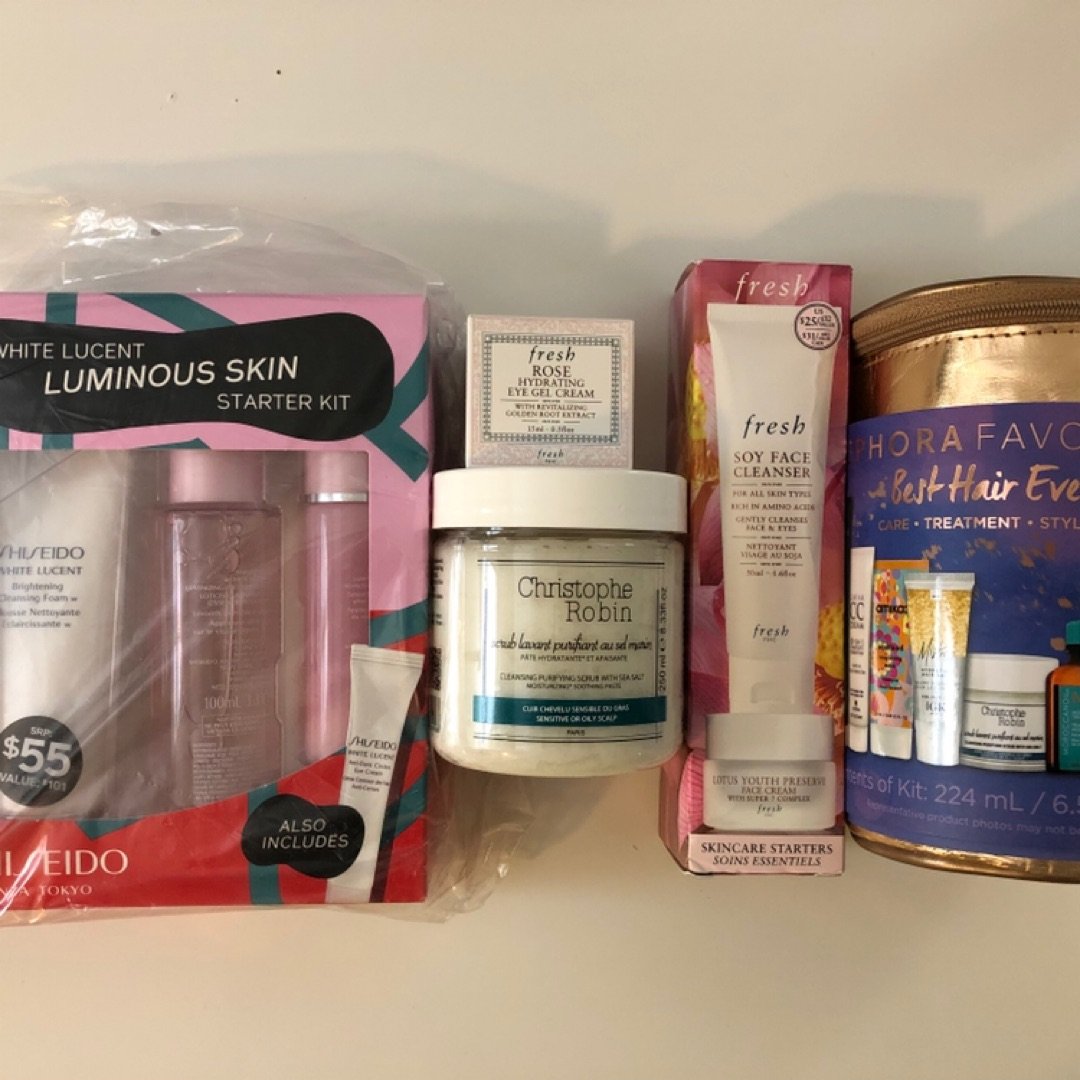 Shiseido 资生堂,Christophe Robin,Fresh 馥蕾诗,Fresh 馥蕾诗,Sephora 丝芙兰