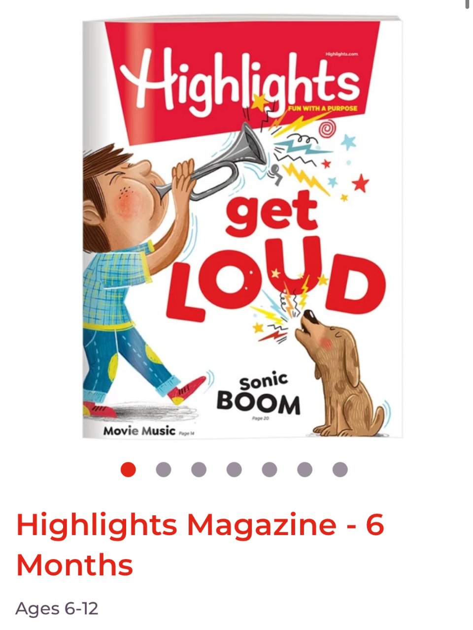 Highlights Magazine - 6 Months | Highlights for Children