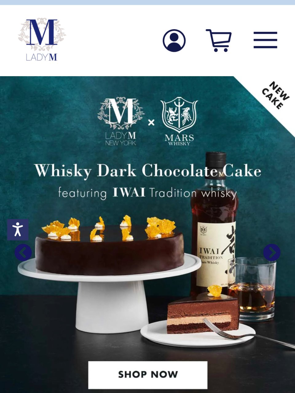 Lady M新品威士忌黑巧克力蛋糕...