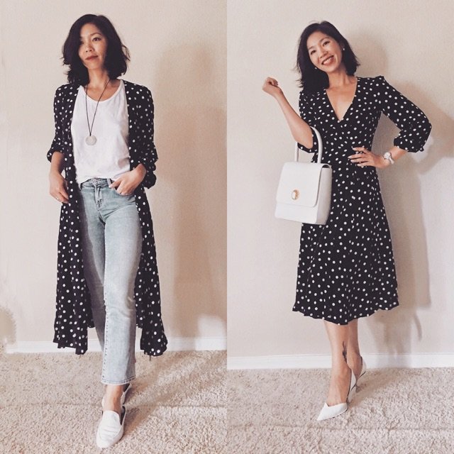 一条新入手的裹身裙，下裙摆做的非常...