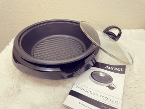 【微众测】AROMA三合一不沾电烤锅，年夜饭做起来～～～