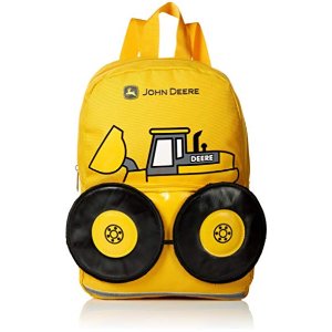 John Deere Boys' Toddler Backpack, Yellow