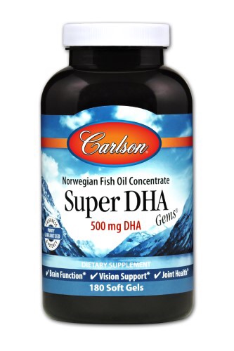 Carlson Super DHA Gems 180粒装
