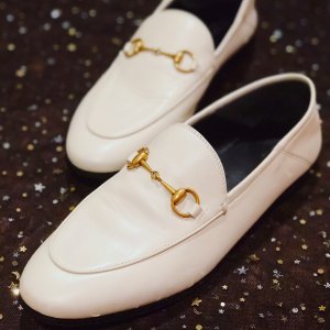 Gucci loafer 白色滴