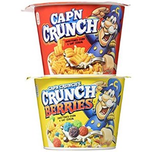 Cap'n Crunch Breakfast Cereal Variety Pack 12 Individual Cups