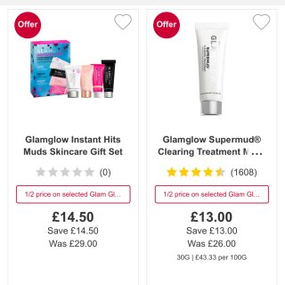 Boots巨折Glamglow面膜...