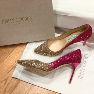 Jimmy Choo 限量款渐变婚鞋，真的美就够了！