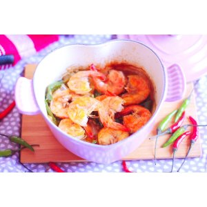 🦐铸铁锅食谱🦐自创干锅虾