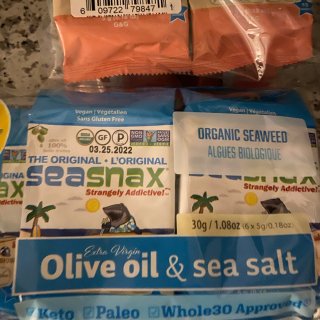 Organic Seaweed, Original, 6 Pack, 0.18 oz (5 g) Each - iHerb