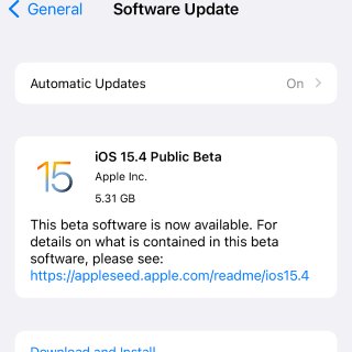 iOS 15.4测试版-总算可以戴口罩解...