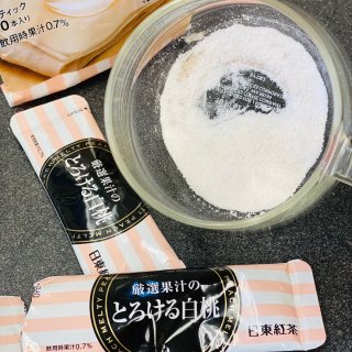 日东红茶：速溶白桃果汁饮料🍑...