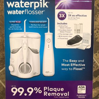 Waterpik 洁碧,Ultra Plus 家用水牙线+便携式水牙线+12个喷嘴
