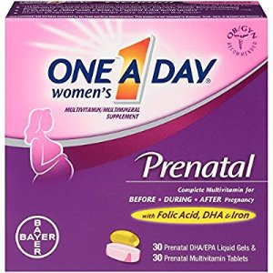 One A Day 孕妇产前综合维生素30片 x 2盒