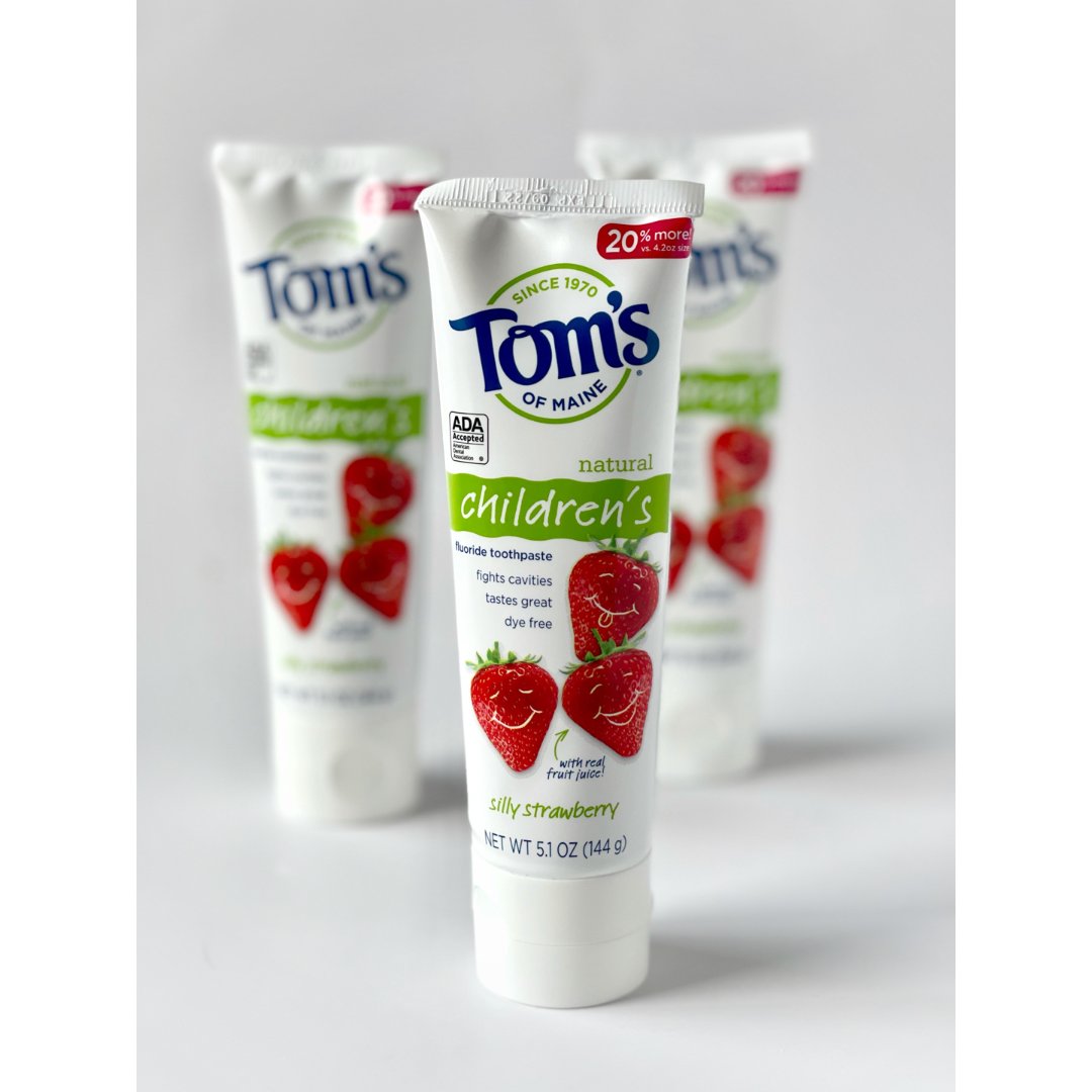 给宝宝换牙膏了，Tom’s of Mai...