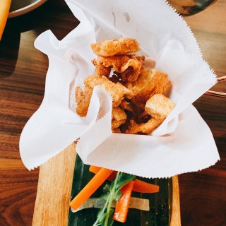 fried salmon belly