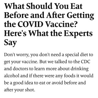 接種新冠疫苗前後💉，吃什麼⭕️和避免吃什...