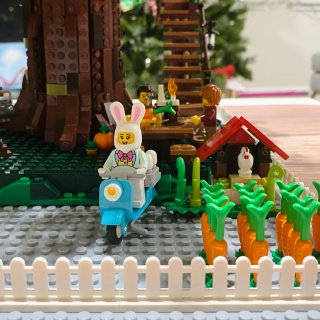 乐高复活节兔子小屋·树屋改造第二蛋...
