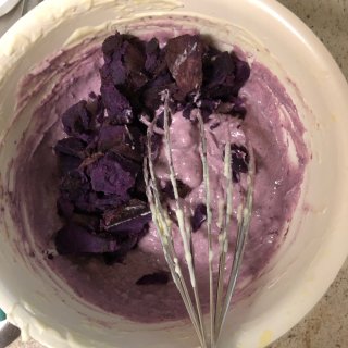 我把你画成花🌸入门级紫薯饼干...