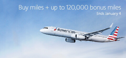 American Airlines： 购买美国航空里程 送额外里程