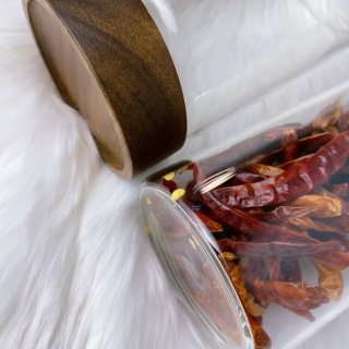 Amazon｜木盖玻璃密封储物罐 20o...